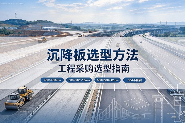 沙雅沉降板选择方法