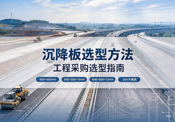 沙雅沉降板选择方法